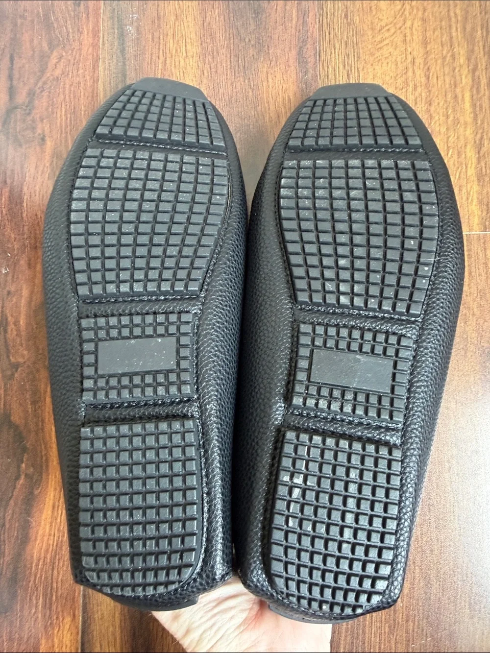 Alberto Fellini Lavine Pebble Leather Slip On Loafers Mens 12 Black